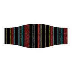 Multicolored Dark Stripes Pattern Stretchable Headband by dflcprints