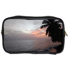 Sunset In Puerto Rico  Toiletries Bags by StarvingArtisan