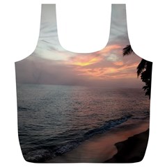 Puerto Rico Sunset Full Print Recycle Bags (L) 