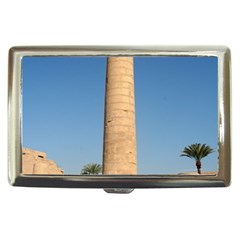 Temple Of Karnak Luxor Egypt  Cigarette Money Cases by StarvingArtisan