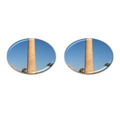 Temple Of Karnak Luxor Egypt  Cufflinks (oval) by StarvingArtisan