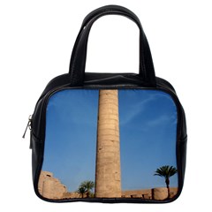 Temple Of Karnak Luxor Egypt  Classic Handbags (one Side) by StarvingArtisan