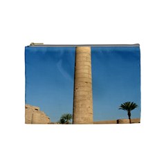 Temple Of Karnak Luxor Egypt  Cosmetic Bag (medium)  by StarvingArtisan