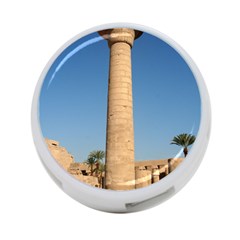 Temple Of Karnak Luxor Egypt  4-port Usb Hub (one Side) by StarvingArtisan