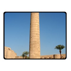 Temple Of Karnak Luxor Egypt  Double Sided Fleece Blanket (small)  by StarvingArtisan