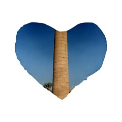 Temple Of Karnak Luxor Egypt  Standard 16  Premium Flano Heart Shape Cushions