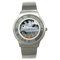 Through The Trees  Stainless Steel Watch