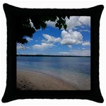 Isla Puerto Rico Throw Pillow Case (Black) Front