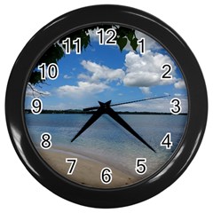 Isla Puerto Rico Wall Clocks (black) by StarvingArtisan