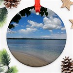 Isla Puerto Rico Round Ornament (Two Sides) Front