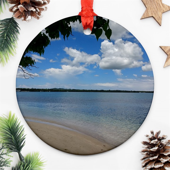 Isla Puerto Rico Round Ornament (Two Sides)