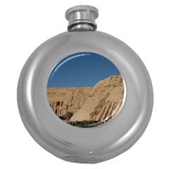 Abu Simble  Round Hip Flask (5 Oz) by StarvingArtisan