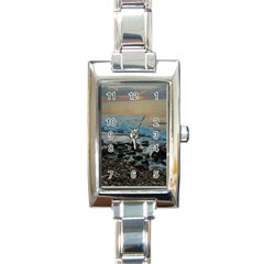 Aquadillia Puerto Rico  Rectangle Italian Charm Watch