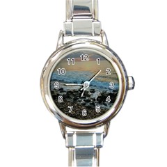 Aquadillia Puerto Rico  Round Italian Charm Watch