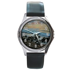 Aquadillia Puerto Rico  Round Metal Watch