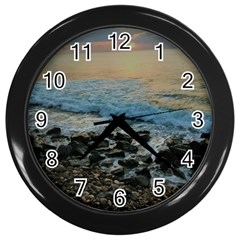 Aquadillia Puerto Rico  Wall Clocks (black) by StarvingArtisan