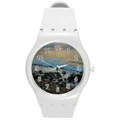 Aquadillia Puerto Rico  Round Plastic Sport Watch (M)