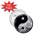 Grunge Yin Yang 1.75  Buttons (100 pack)  Front