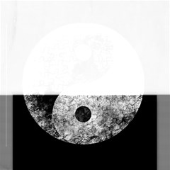 Grunge Yin Yang Rectangular Jigsaw Puzzl by Valentinaart