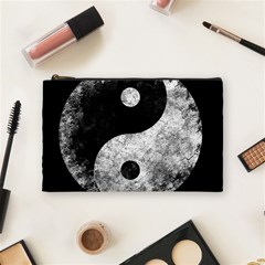 Grunge Yin Yang Cosmetic Bag (medium)  by Valentinaart