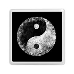 Grunge Yin Yang Memory Card Reader (square)  by Valentinaart