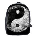 Grunge Yin Yang School Bag (XL) Front