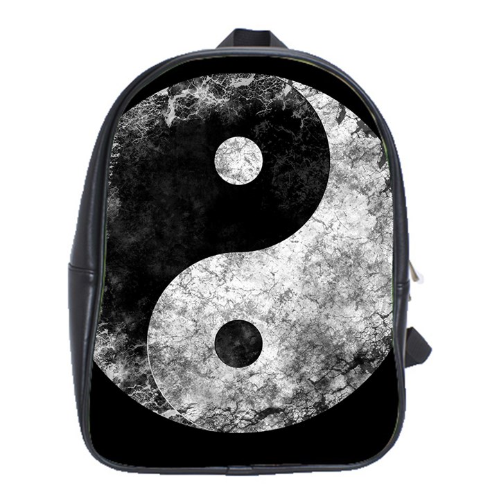 Grunge Yin Yang School Bag (XL)