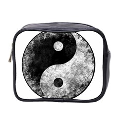 Grunge Yin Yang Mini Toiletries Bag 2-side by Valentinaart