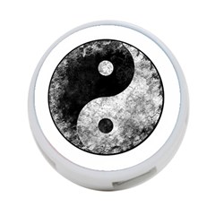 Grunge Yin Yang 4-port Usb Hub (one Side) by Valentinaart