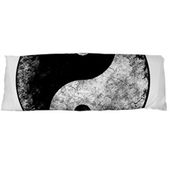 Grunge Yin Yang Body Pillow Case (dakimakura) by Valentinaart