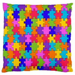 Colorful-10 Standard Flano Cushion Case (one Side) by ArtworkByPatrick