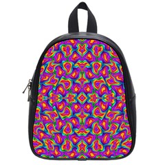 Colorful-11 School Bag (small) by ArtworkByPatrick