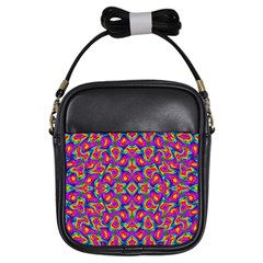 Colorful-11 Girls Sling Bags by ArtworkByPatrick