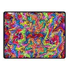 Colorful-12 Fleece Blanket (small) by ArtworkByPatrick