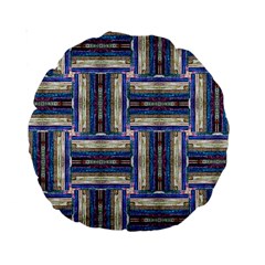 Square-2 Standard 15  Premium Round Cushions by ArtworkByPatrick