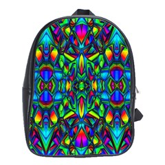 Colorful-13 School Bag (large) by ArtworkByPatrick