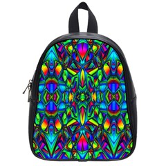 Colorful-13 School Bag (small) by ArtworkByPatrick