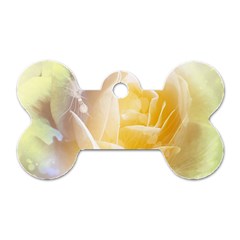 Beautiful Yellow Rose Dog Tag Bone (one Side) by FantasyWorld7