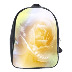 Beautiful Yellow Rose School Bag (large) by FantasyWorld7