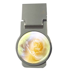 Beautiful Yellow Rose Money Clips (round)  by FantasyWorld7