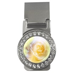 Beautiful Yellow Rose Money Clips (cz)  by FantasyWorld7