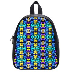 Colorful-14 School Bag (small) by ArtworkByPatrick