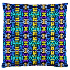 Colorful-14 Large Flano Cushion Case (one Side) by ArtworkByPatrick