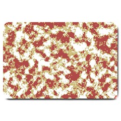 Abstract Textured Grunge Pattern Large Doormat  by dflcprints