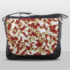 Abstract Textured Grunge Pattern Messenger Bags by dflcprints