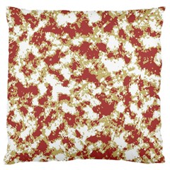 Abstract Textured Grunge Pattern Large Cushion Case (one Side) by dflcprints