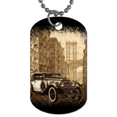 Vintage Old Car Dog Tag (one Side)