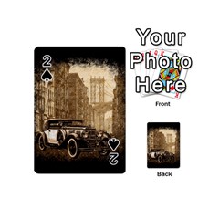 Vintage Old Car Playing Cards 54 (mini)  by Valentinaart