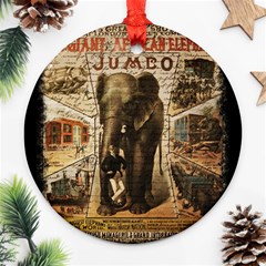 Vintage Circus  Ornament (round) by Valentinaart