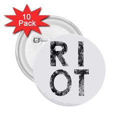 Riot 2.25  Buttons (10 pack) 